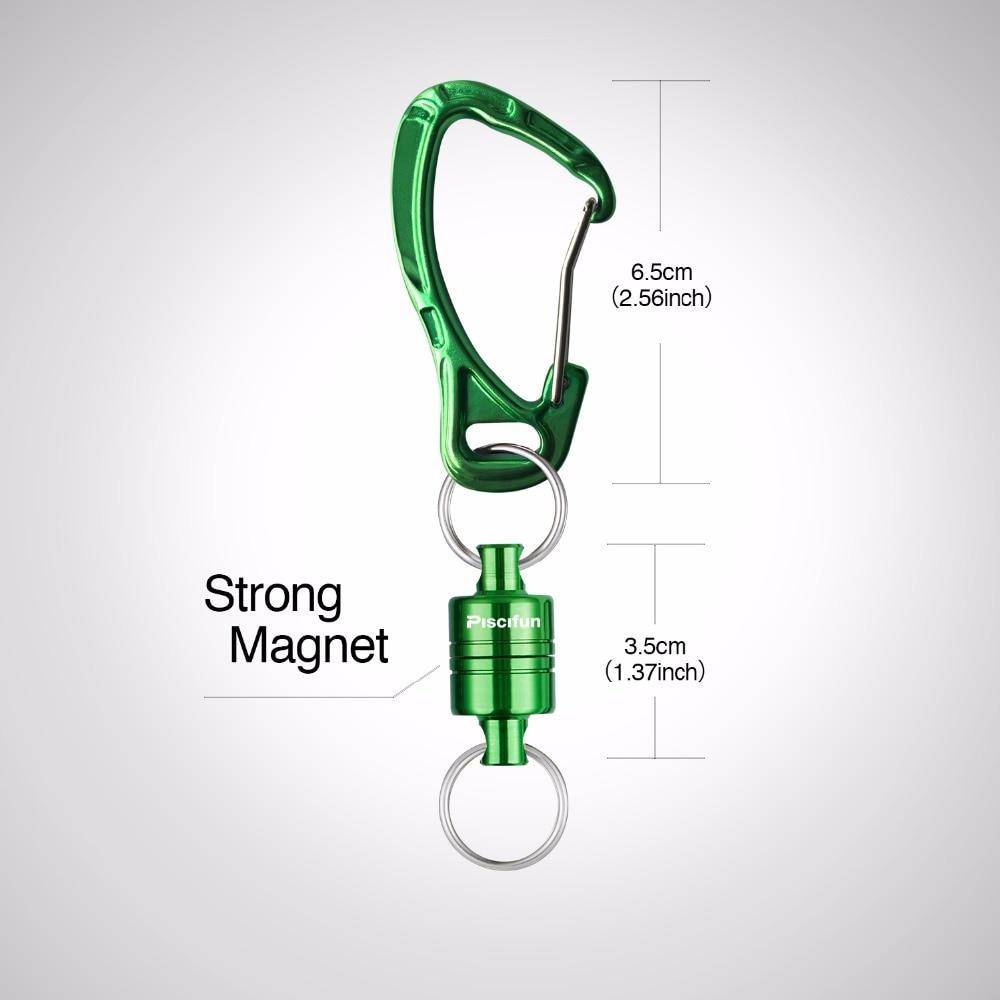 Piscifun Two Pieces Fly Fishing Aluminum Tool | Strong Train Release Magnetic | Load Bearing: 3.5KG /7.7lbs