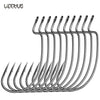 LINNHUE Carbon Steel Fishing Hooks | 10 Pieces