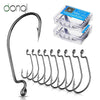 DONQL Carbon Steel Fishing Hooks |10 Pieces Set