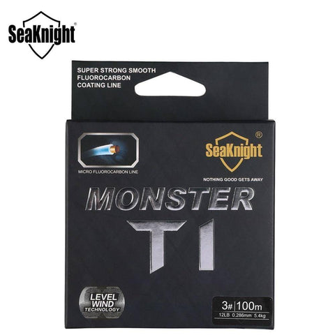 Image of SeaKnight MONSTER T1 100% Fluorocarbon Coating Line |109 yd (100m) | 3-35LB