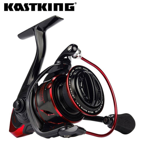 Image of KastKing Sharky 3 Spinning Fishing Reel | 5.2:1 Gear Ratio  10+1 BB | Corrosion-free graphite body