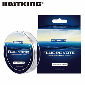 KastKing FluoroKote Fluorocarbon Fishing Line | 0.18-0.48mm | 300Yds(274M) Premium Spool