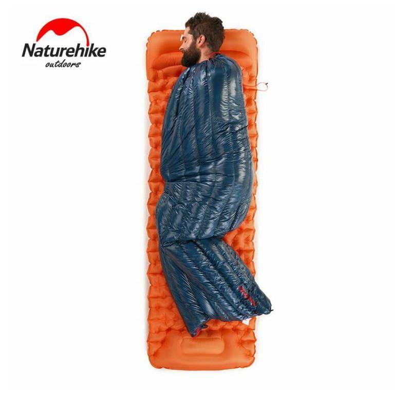 Naturehike 570g Ultralight Waterproof White Goose Down Sleeping Bag  Envelope Type Lazy Bag Camping Sleeping Bags NH17Y010-R