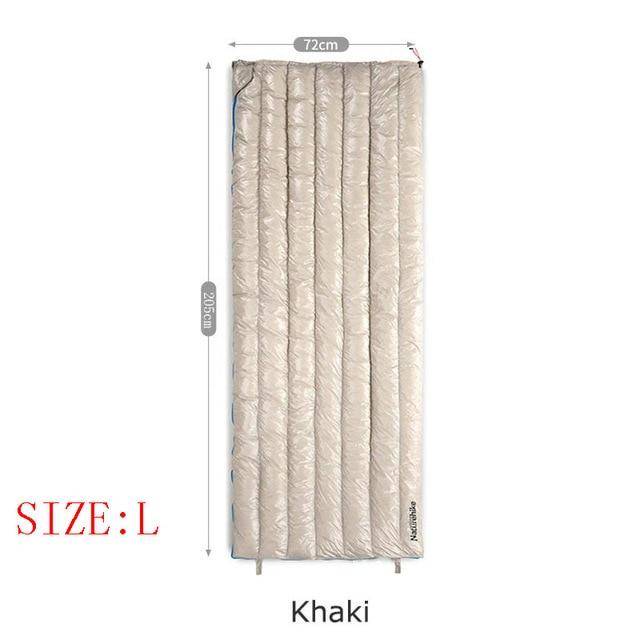 Naturehike 570g Ultralight Waterproof White Goose Down Sleeping Bag  Envelope Type Lazy Bag Camping Sleeping Bags NH17Y010-R