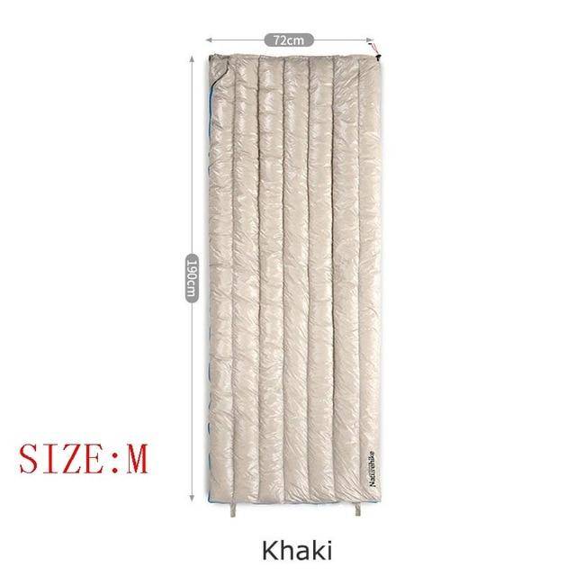 Naturehike 570g Ultralight Waterproof White Goose Down Sleeping Bag  Envelope Type Lazy Bag Camping Sleeping Bags NH17Y010-R