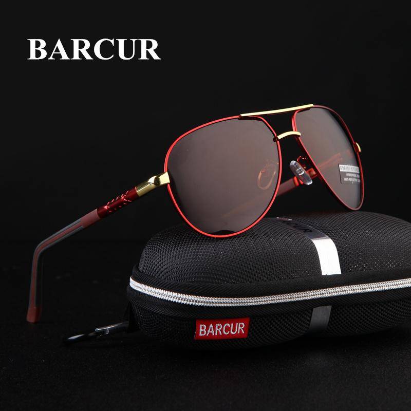 BARCUR Aviator Men's Sunglasses | Polarized UV 400