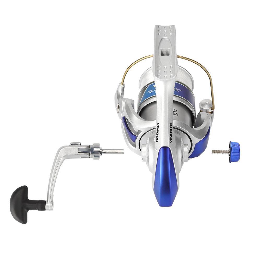 My brand Spinning Reel Fishing With Fishing Line 12BB Fly Wheel For Fresh/Salt Water Spinning Sea Fishing Reel Carp Fishing