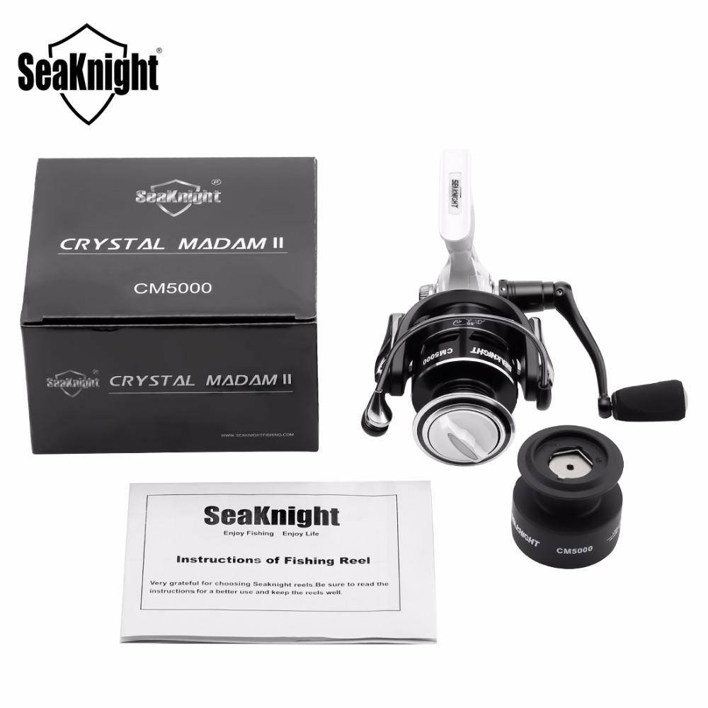 Seaknight CMII Fishing Reel  2000 3000 4000 5000 5.5:1 9+1BB Max Drag 7KG-13KG  Spinning Fishing Reel  With Free Spare Spool