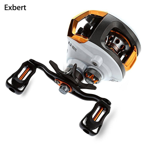 Image of Lizard Rock Fshing Reel 12 + 1 Bearings Waterproof Left / Right Hand Baitcasting Fishing Reel High Speed Fishing Reel with Magnetic Brake System