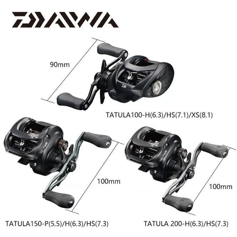 Image of NEW DAIWA TATULA 2019 Baitcasting Fishing Reel | Gear Ratios 5.5: 6.3; 7.3; 8.1 ; | 7BB + 1RB | 13.2 lb Max Drag | LONG CAST