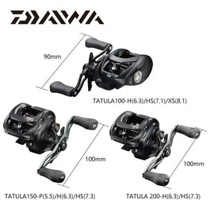 NEW DAIWA TATULA 2019 Baitcasting Fishing Reel | Gear Ratios 5.5: 6.3; 7.3; 8.1 ; | 7BB + 1RB | 13.2 lb Max Drag | LONG CAST