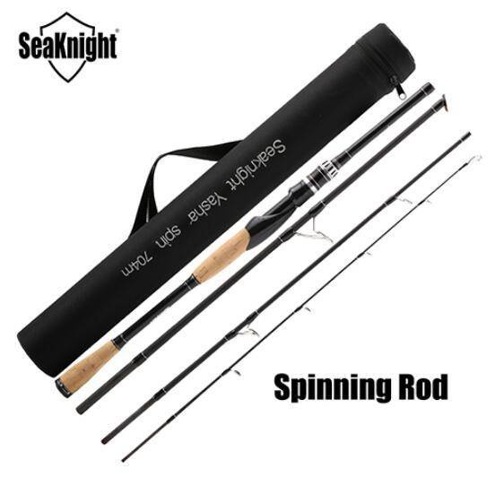 SeaKnight YASHA 2.1m 2.4m 2.7m 3.0m M Power Carbon Spinning Casting Fishing Rod 4 Sections Fishing stick Saltwater&Freshwater
