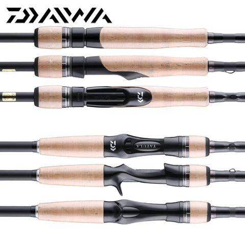 Image of DAIWA TATULA Baitcasting/Spinning Fishing Rod | Length: 6'5''-8'0'' | Power M |Carbon Fiber a