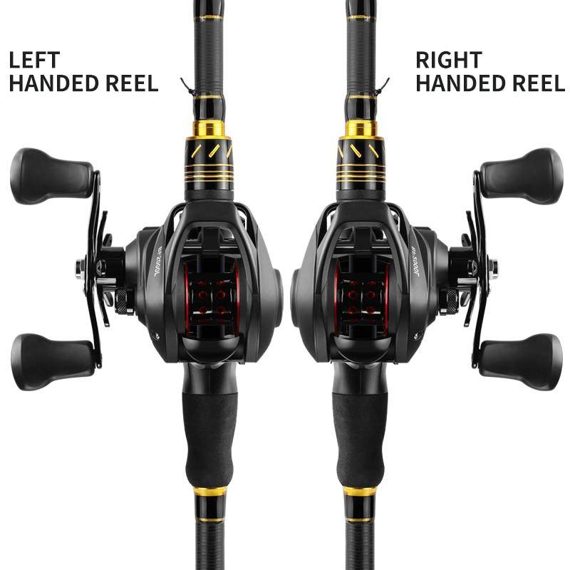 Left or Right LINNHUE BF2000 Baitcasting Reel High Speed 7.2:1 Gear Ratio 12+1BB
