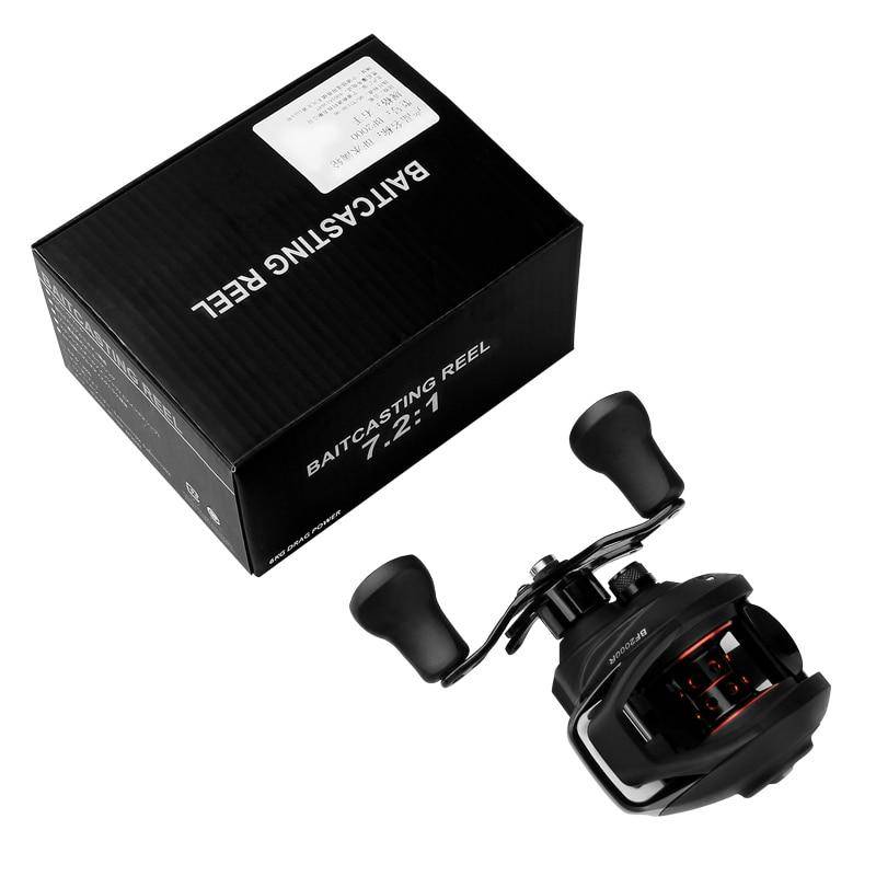 BOX LINNHUE BF2000 Baitcasting Reel High Speed 7.2:1 Gear Ratio 12+1BB