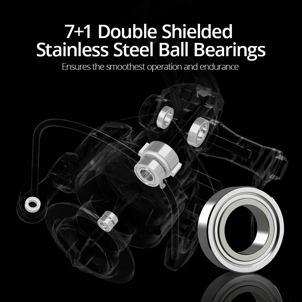 KastKing Megatron Spinning Reel | 5.0:1 or 4.5:1 Gear Ratio  7+1 BB | Fresh/Saltwater Spinning Fishing
