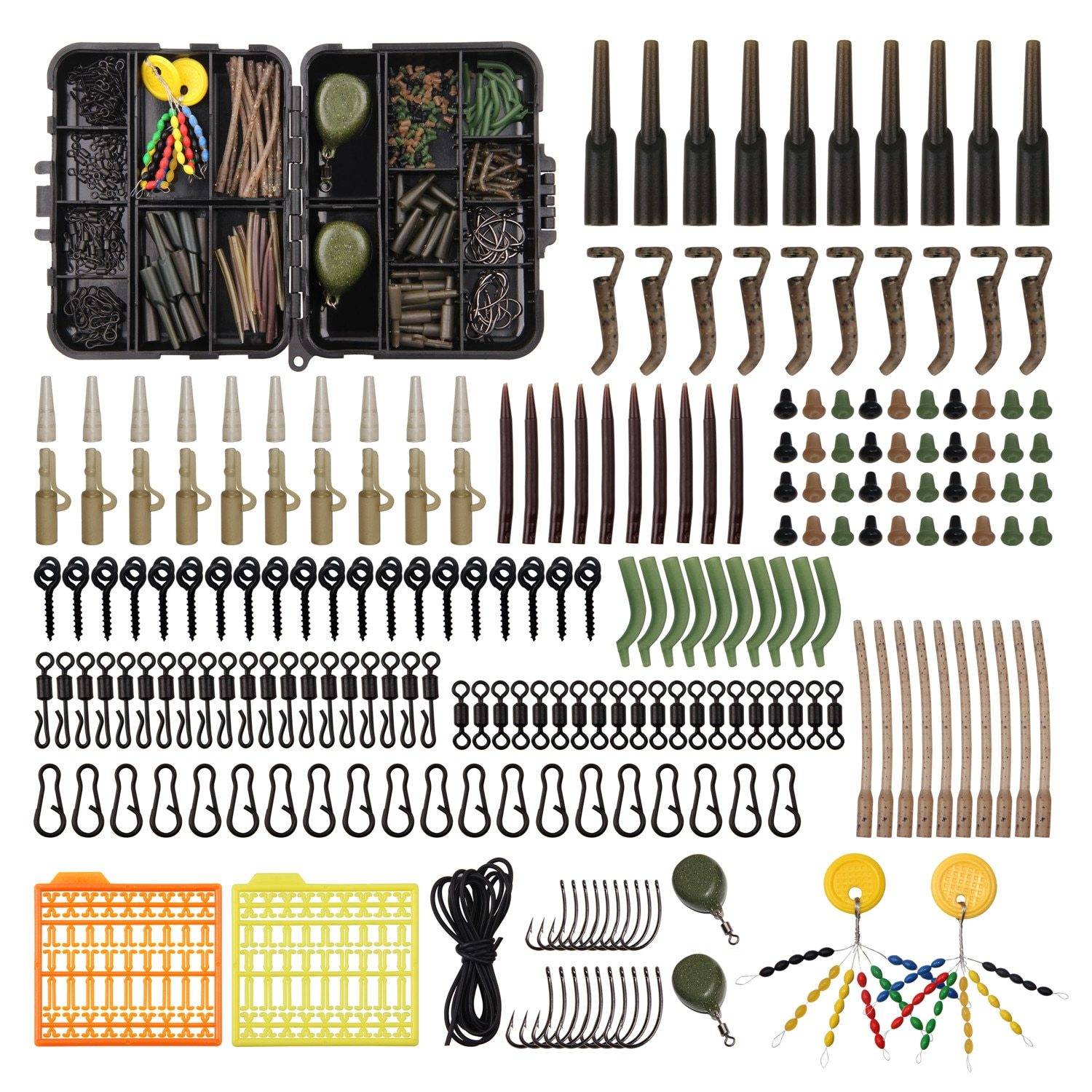 Carp Fishing Tackle Box, 217Pcs