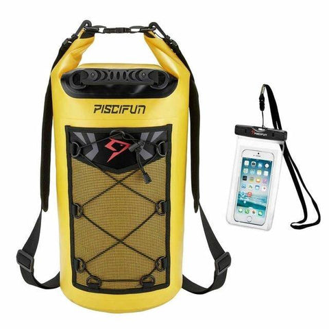 Image of Piscifun Waterproof 10-40L Waterproof Dry Bag + Phone Case