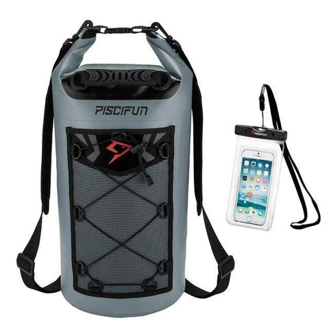 Image of Piscifun Waterproof 10-40L Waterproof Dry Bag + Phone Case