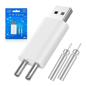 DONQL USB Charger For Electronic Floats Batteries + 2 Batteries Included