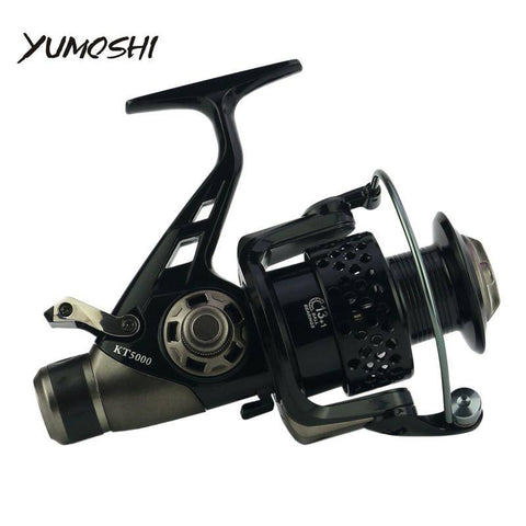 Image of 2018 New Double Brake Fishing Reel 3000-8000 series reel Carp Fishing Feeder Spinning Reel Spinning wheel type fishing wheel KT