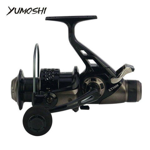 Image of 2018 New Double Brake Fishing Reel 3000-8000 series reel Carp Fishing Feeder Spinning Reel Spinning wheel type fishing wheel KT