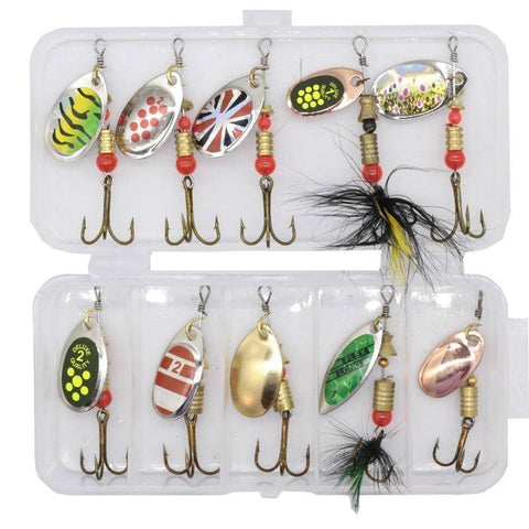 Image of Metal Fishing Lure Set | 10 pieces