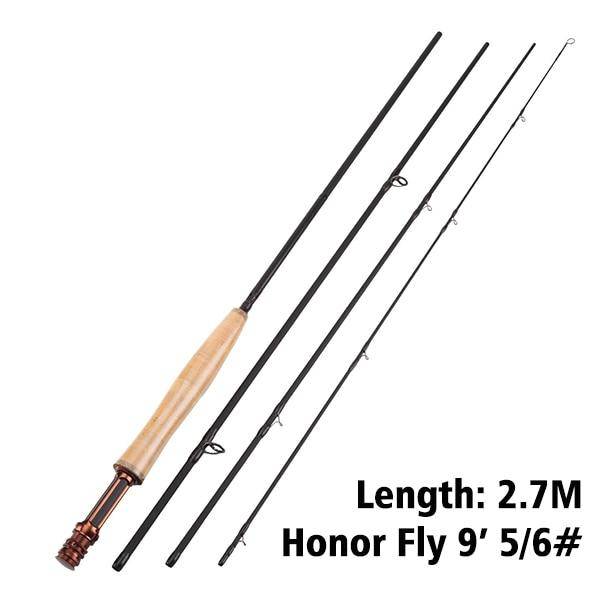 SeaKnight MAXWAY HONOR Fly Fishing Rod| 6' - 10' | 4 Sections |Fast Action Super Light