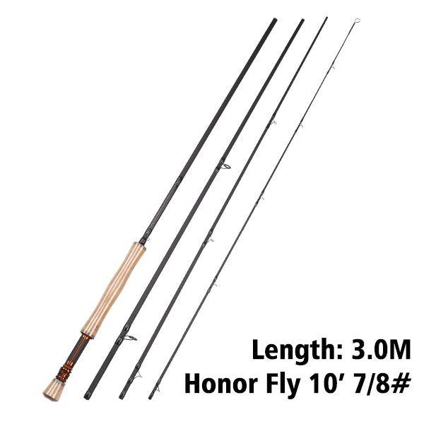SeaKnight MAXWAY HONOR Fly Fishing Rod| 6' - 10' | 4 Sections |Fast Action Super Light