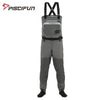 Piscifun  Waterproof Stocking Foot Chest Waders Pant  with Phone Case